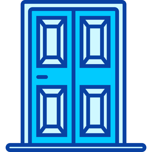 Door Generic color lineal-color icon