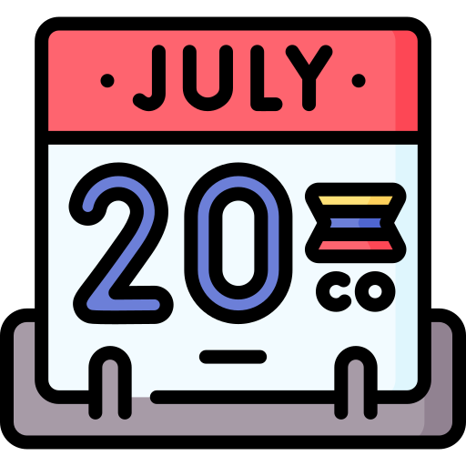 20 июля Special Lineal color иконка