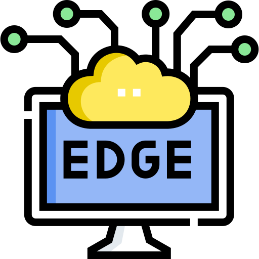 Edge computing Detailed Straight Lineal color icon