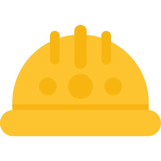 Construction hat Arslan Haider Flat icon