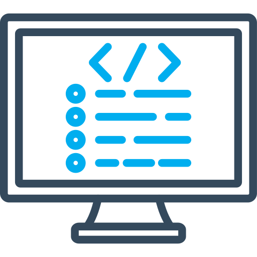 개발 Arslan Haider Outline Blue icon