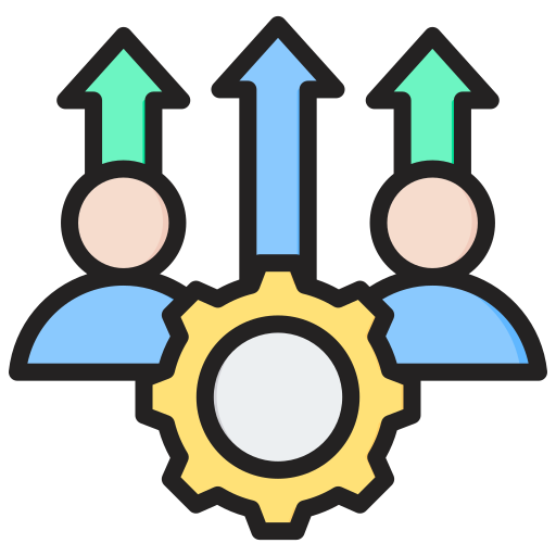 Team development Generic color lineal-color icon