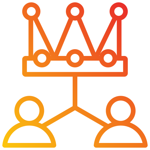 monarchia Generic gradient outline ikona