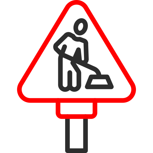 letrero Arslan Haider Outline Red icono
