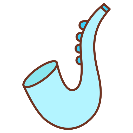 saxofón Generic color lineal-color icono