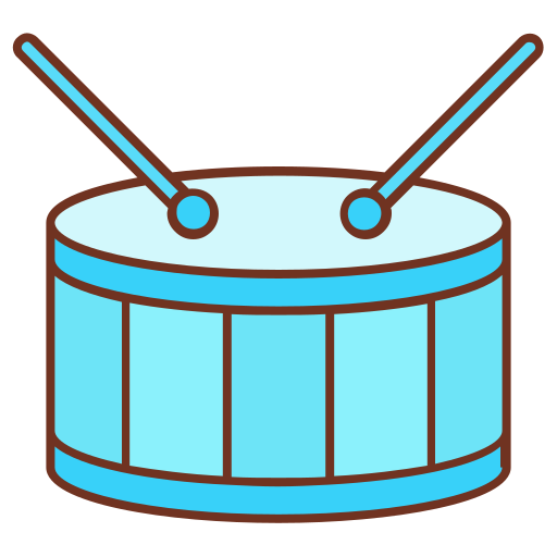 ドラムスティック Generic color lineal-color icon