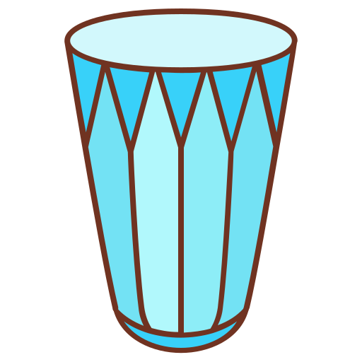 instrument perkusyjny Generic color lineal-color ikona