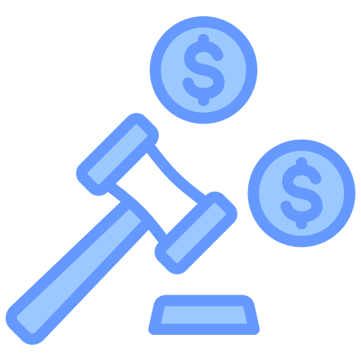 Auction Generic color lineal-color icon