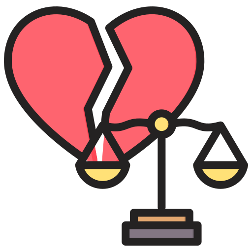 divorcio Generic color lineal-color icono