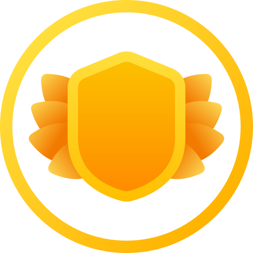 odznaka nagrody Generic gradient fill ikona