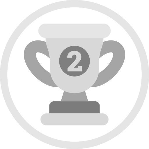 2nd place Generic color fill icon