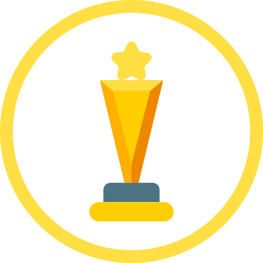 stella del trofeo Generic color fill icona