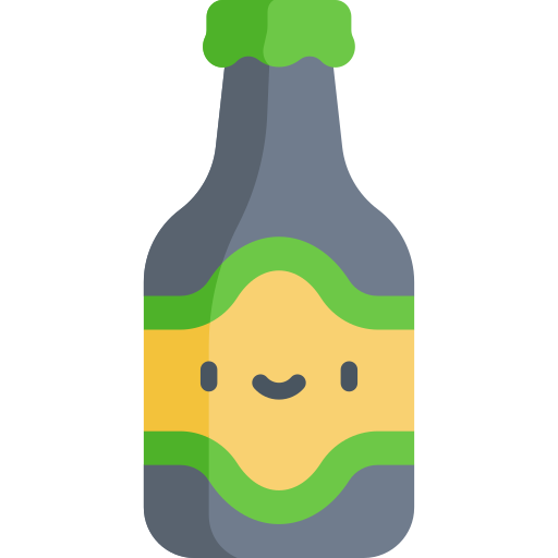 ビール Kawaii Flat icon