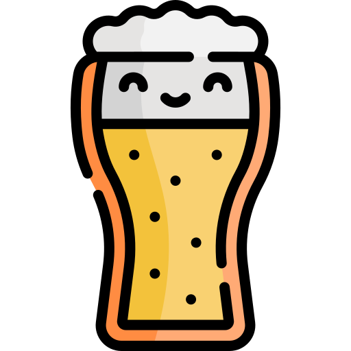 ビール Kawaii Lineal color icon