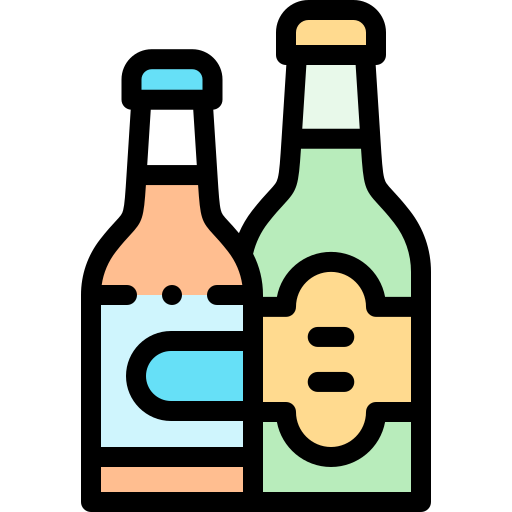 ビール瓶 Detailed Rounded Lineal color icon