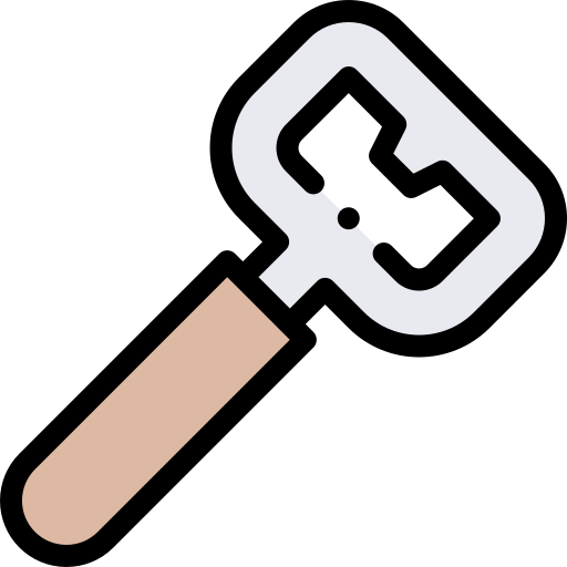 Bottle opener Detailed Rounded Lineal color icon