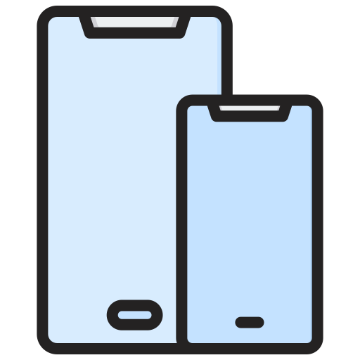Mobile device Generic color lineal-color icon