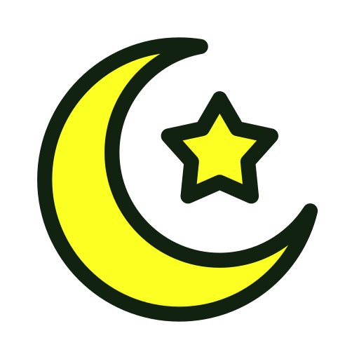 Crescent moon Generic color lineal-color icon