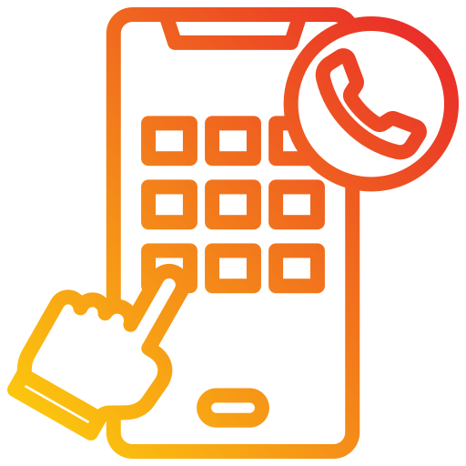 Mobile call Generic gradient outline icon