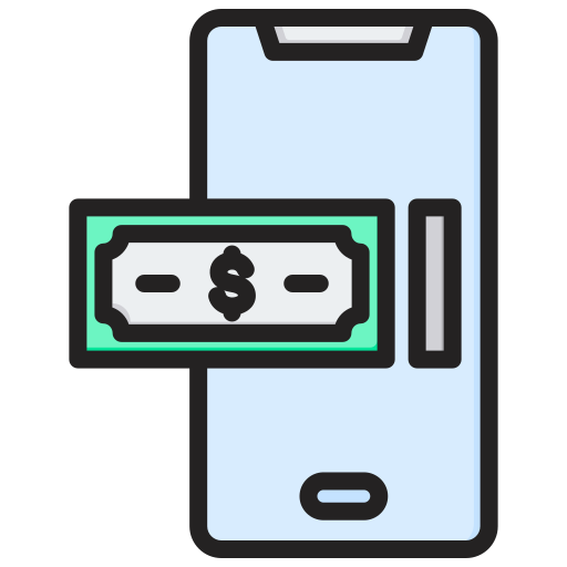 mobilne pieniądze Generic color lineal-color ikona