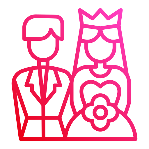 małżeństwo Generic gradient outline ikona