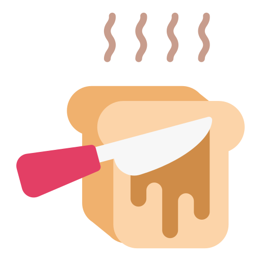 トースト Generic color fill icon