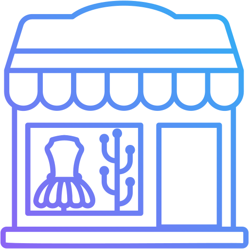 boutique Generic gradient outline icono