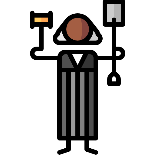 Lawyer Puppet Characters Lineal Color icon