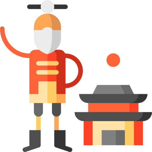 Architecture Puppet Characters Flat icon