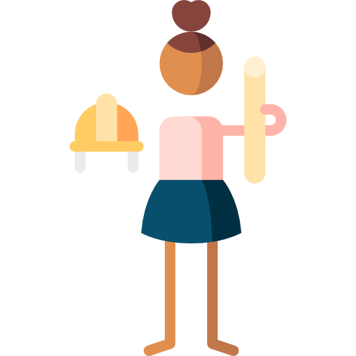 Architecture Puppet Characters Flat icon