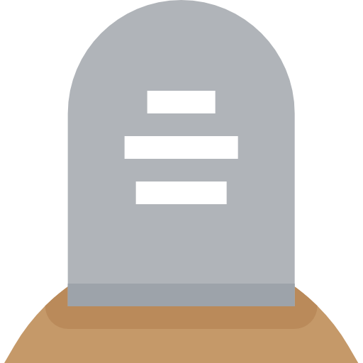 Grave Pixelmeetup Flat icon