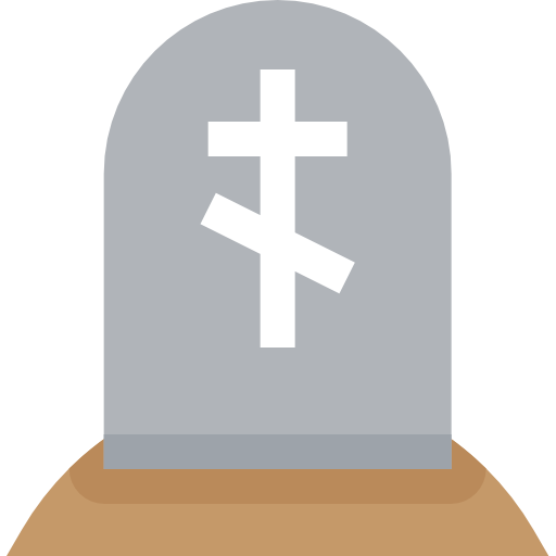 grób Pixelmeetup Flat ikona