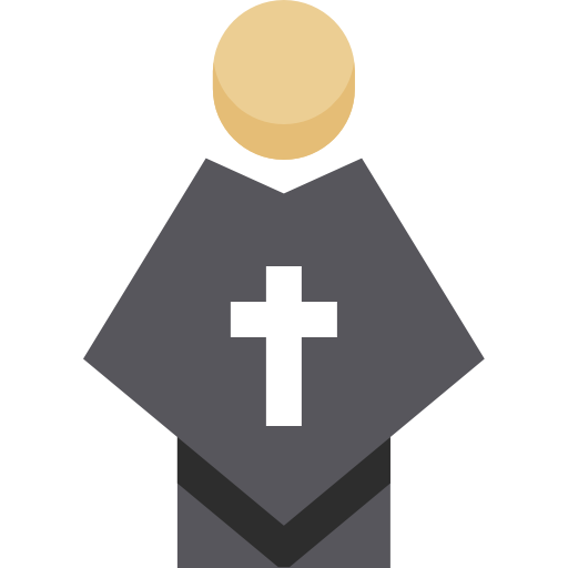 priester Pixelmeetup Flat icoon