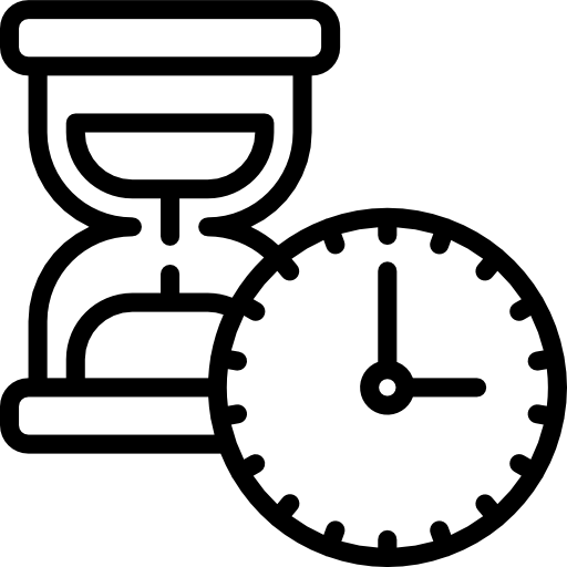 klepsydra Basic Miscellany Lineal ikona