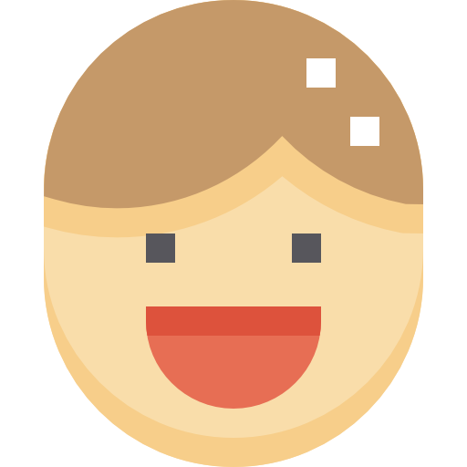 lächeln Pixelmeetup Flat icon