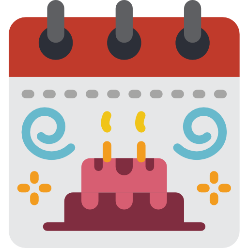 Birthday Basic Miscellany Flat icon