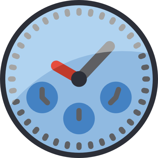 Clock Basic Miscellany Flat icon