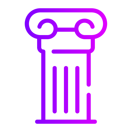 columna Generic gradient outline icono