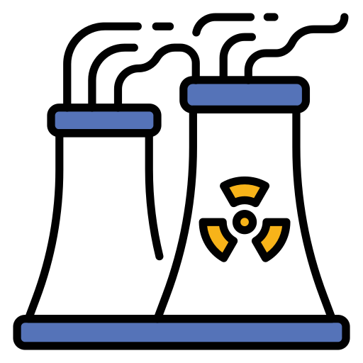 centrale nucleare Generic color lineal-color icona