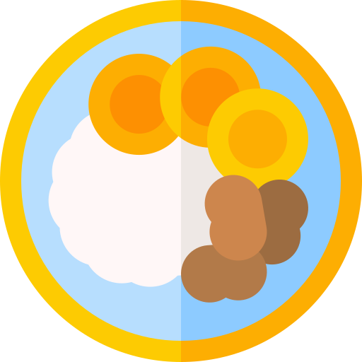 Żywność Basic Straight Flat ikona