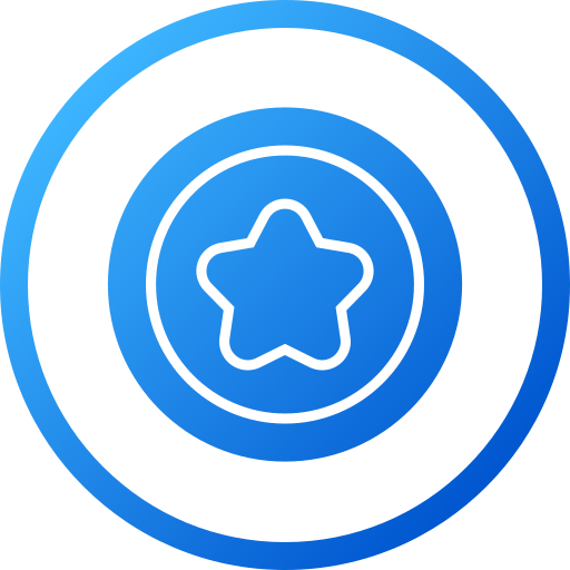 Star badge Generic gradient fill icon