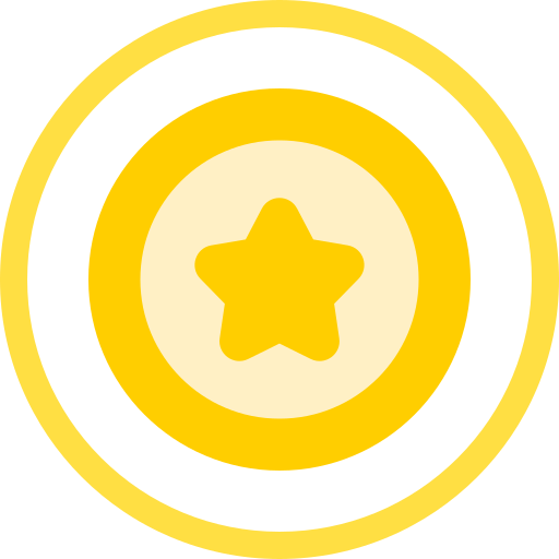 distintivo stella Generic color fill icona