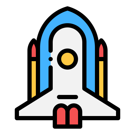 Космический корабль Generic color lineal-color иконка