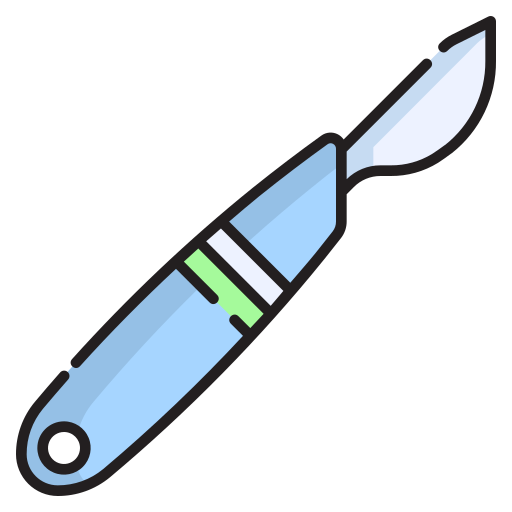 Scalpel Generic color lineal-color icon