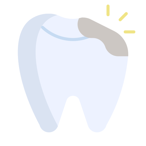 caries dental Generic color fill icono