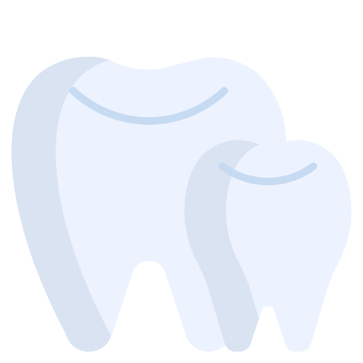Зубы Generic color fill иконка