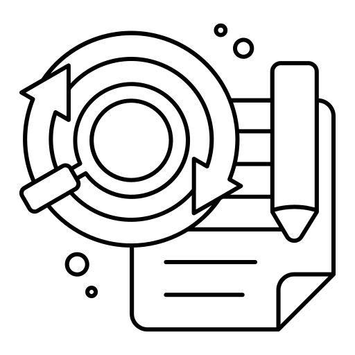 Evaluation Generic black outline icon