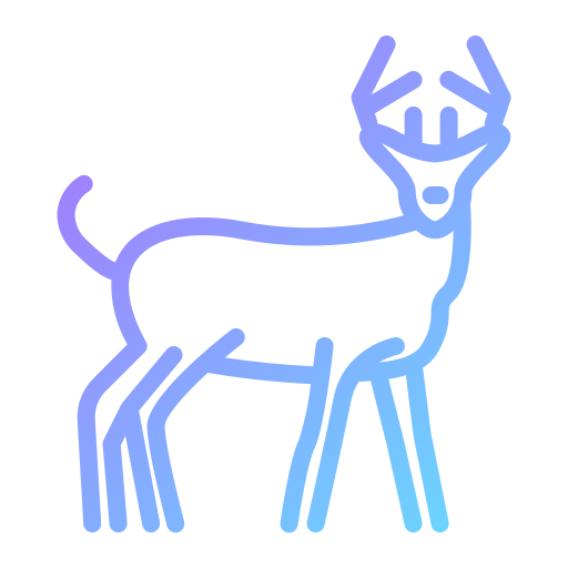 鹿 Generic gradient outline icon