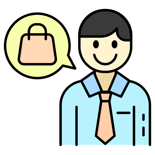 Salesman Generic color lineal-color icon