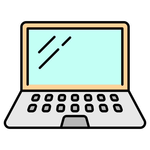 ordinateur portable Generic color lineal-color Icône